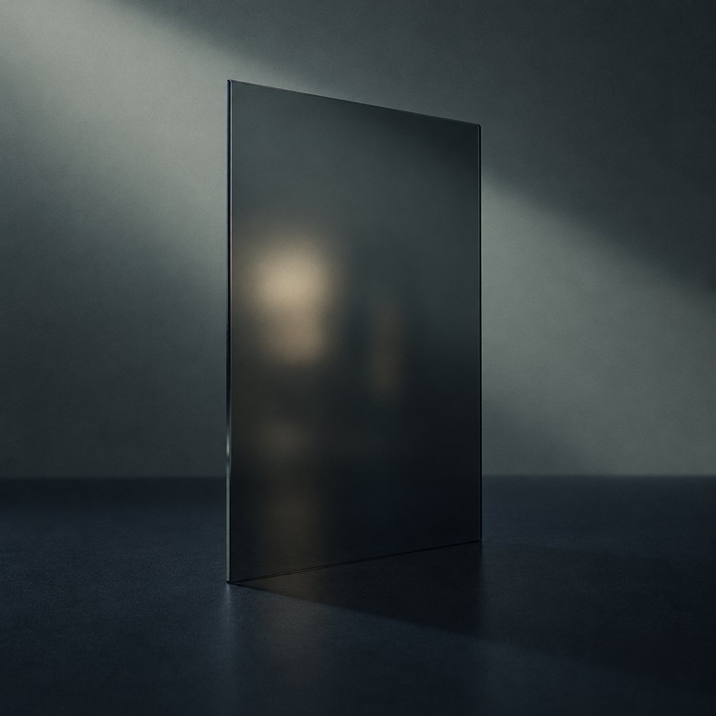 Smoked glass hiding a glow